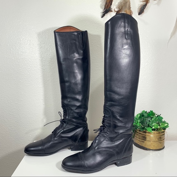 Ariat Equestrian English Riding Tall Boots Leather - Picture 3 of 13